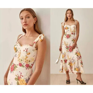 Reformation | NWT Nikita Dress in Floral Bouquet | Sz 10